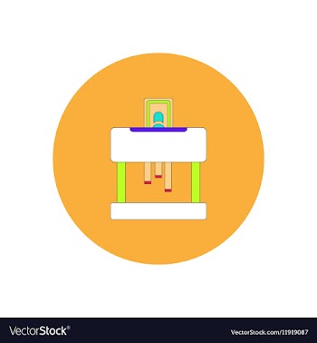 In flat design of financial vector image