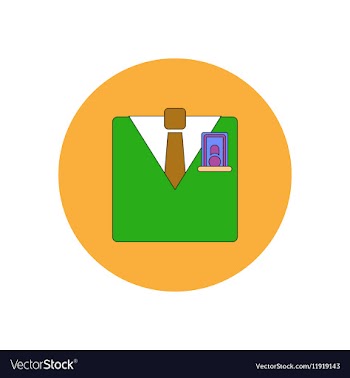 In flat design of financial vector image