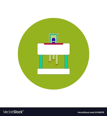 In flat design of financial vector image