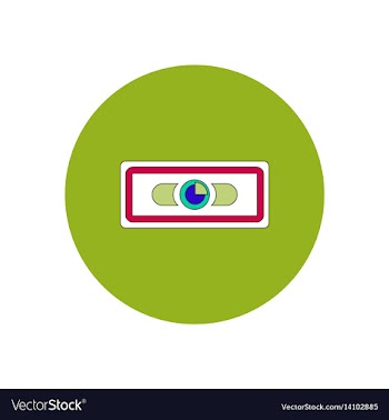 In flat design of financial vector image