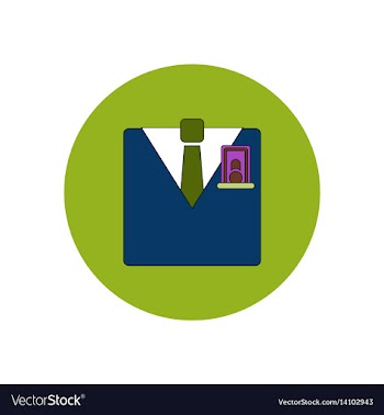 In flat design of financial vector image
