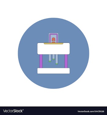 In flat design of financial vector image