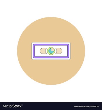 In flat design of financial vector image