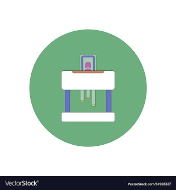 In flat design of financial vector image