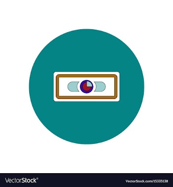 In flat design of financial vector image