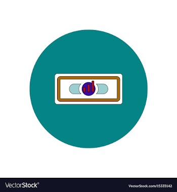 In flat design of financial vector image
