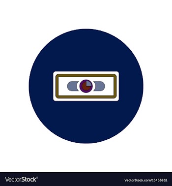 In flat design of financial vector image