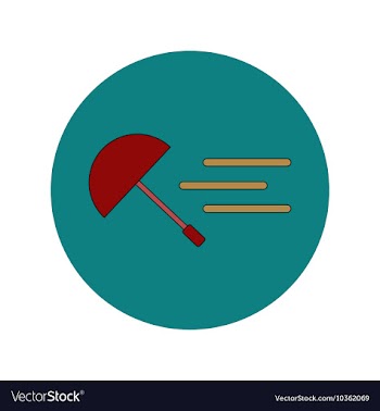 In flat design of flying vector image