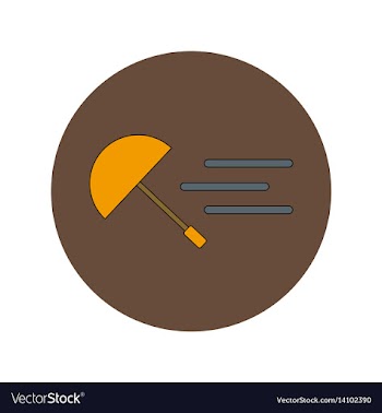 In flat design of flying vector image