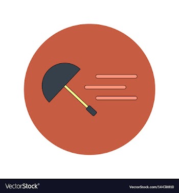 In flat design of flying vector image