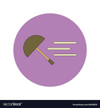 In flat design of flying vector image