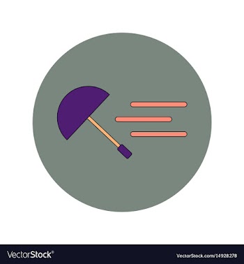 In flat design of flying vector image