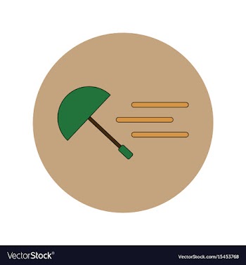 In flat design of flying vector image