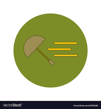 In flat design of flying vector image
