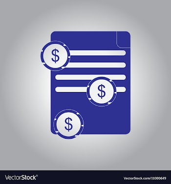 In flat design of get money vector image