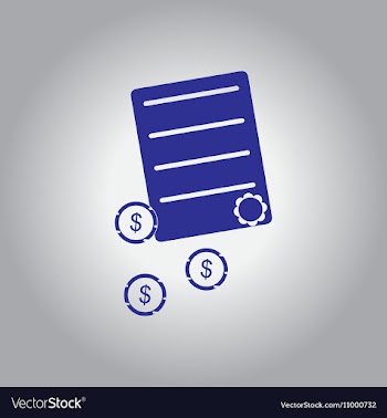 In flat design of get money vector image