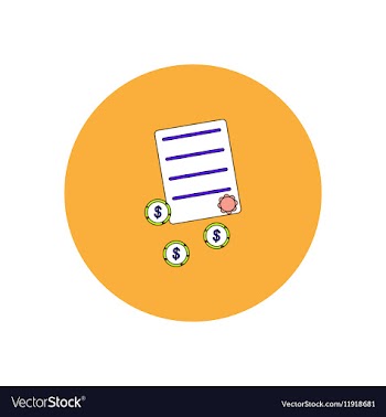 In flat design of get money vector image