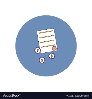 In flat design of get money vector image