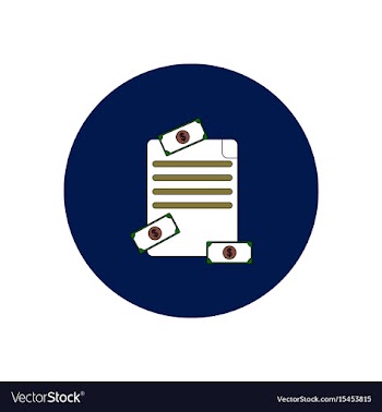 In flat design of get money vector image