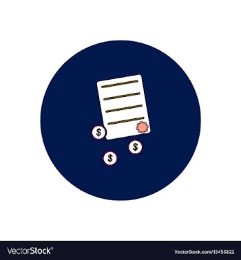 In flat design of get money vector image