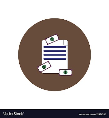 In flat design of get money vector image