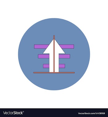 In flat design of growing vector image