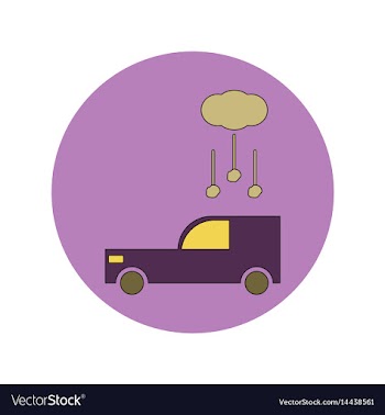 In flat design of hail falling vector image