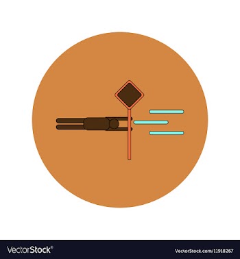 In flat design of man holding vector image