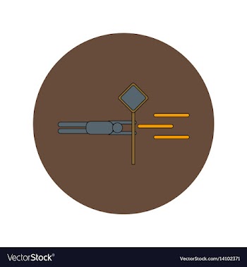 In flat design of man holding vector image