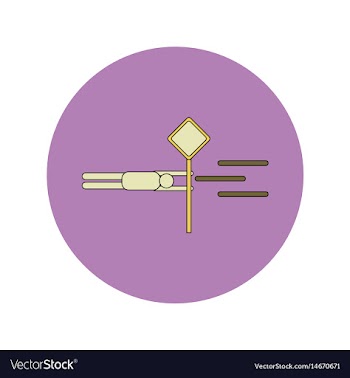 In flat design of man holding vector image