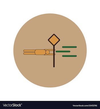 In flat design of man holding vector image