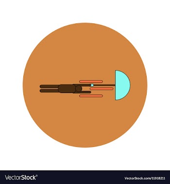 In flat design of man with vector image