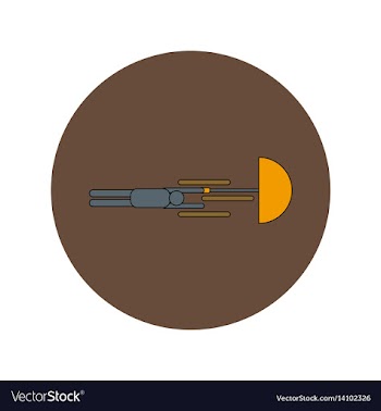 In flat design of man with vector image