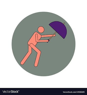 In flat design of man with vector image