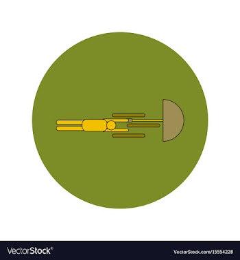 In flat design of man with vector image