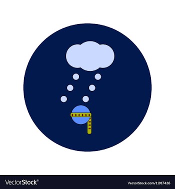 In flat design of measure vector image
