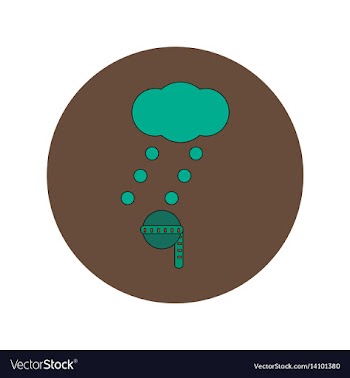 In flat design of measure vector image