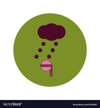 In flat design of measure vector image