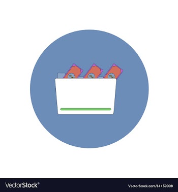 In flat design of money in the vector image
