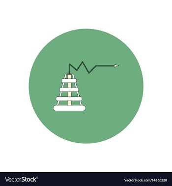 In flat design of oil rig and vector image