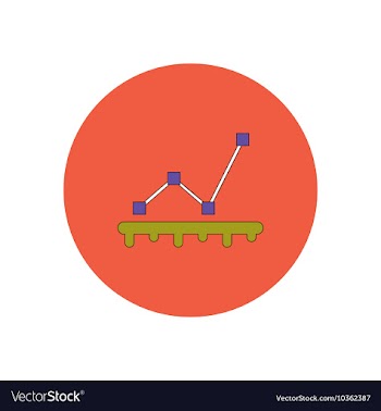 In flat design of progress vector image
