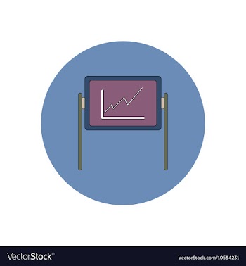 In flat design of progress vector image
