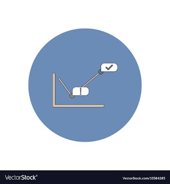 In flat design of progress vector image