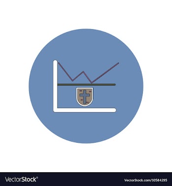 In flat design of progress vector image
