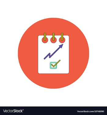 In flat design of progress vector image