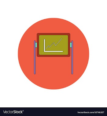 In flat design of progress vector image