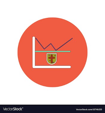 In flat design of progress vector image