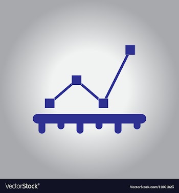 In flat design of progress vector image
