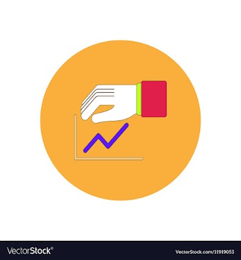 In flat design of progress vector image