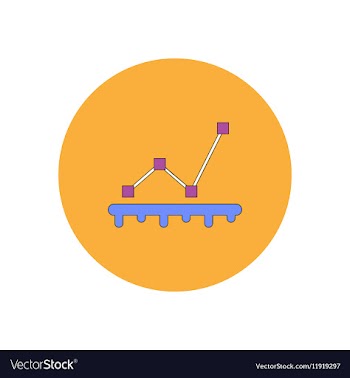 In flat design of progress vector image